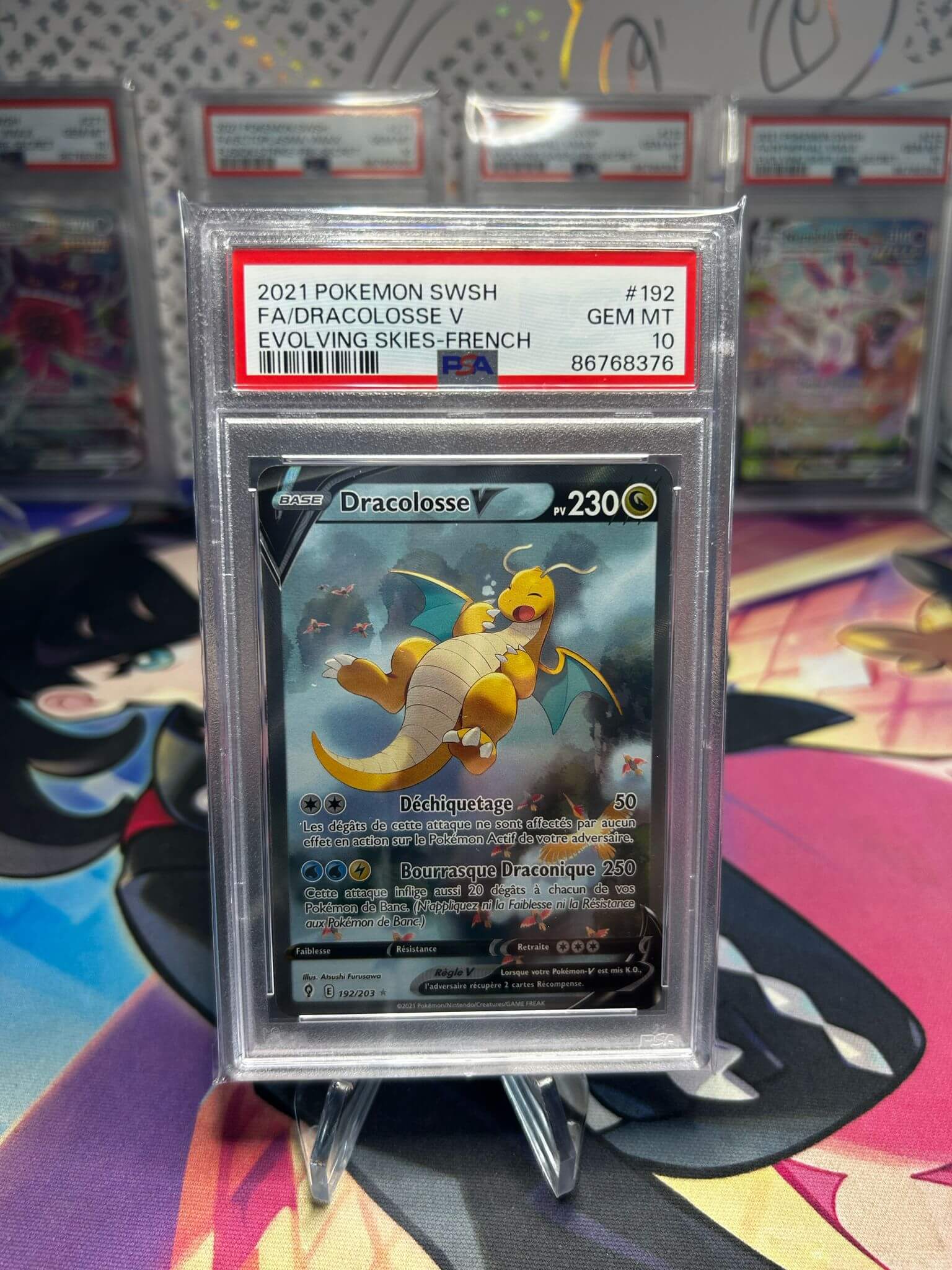 Dracoloss V alt PSA 10 192/203 EB07 – Carte Pokemon