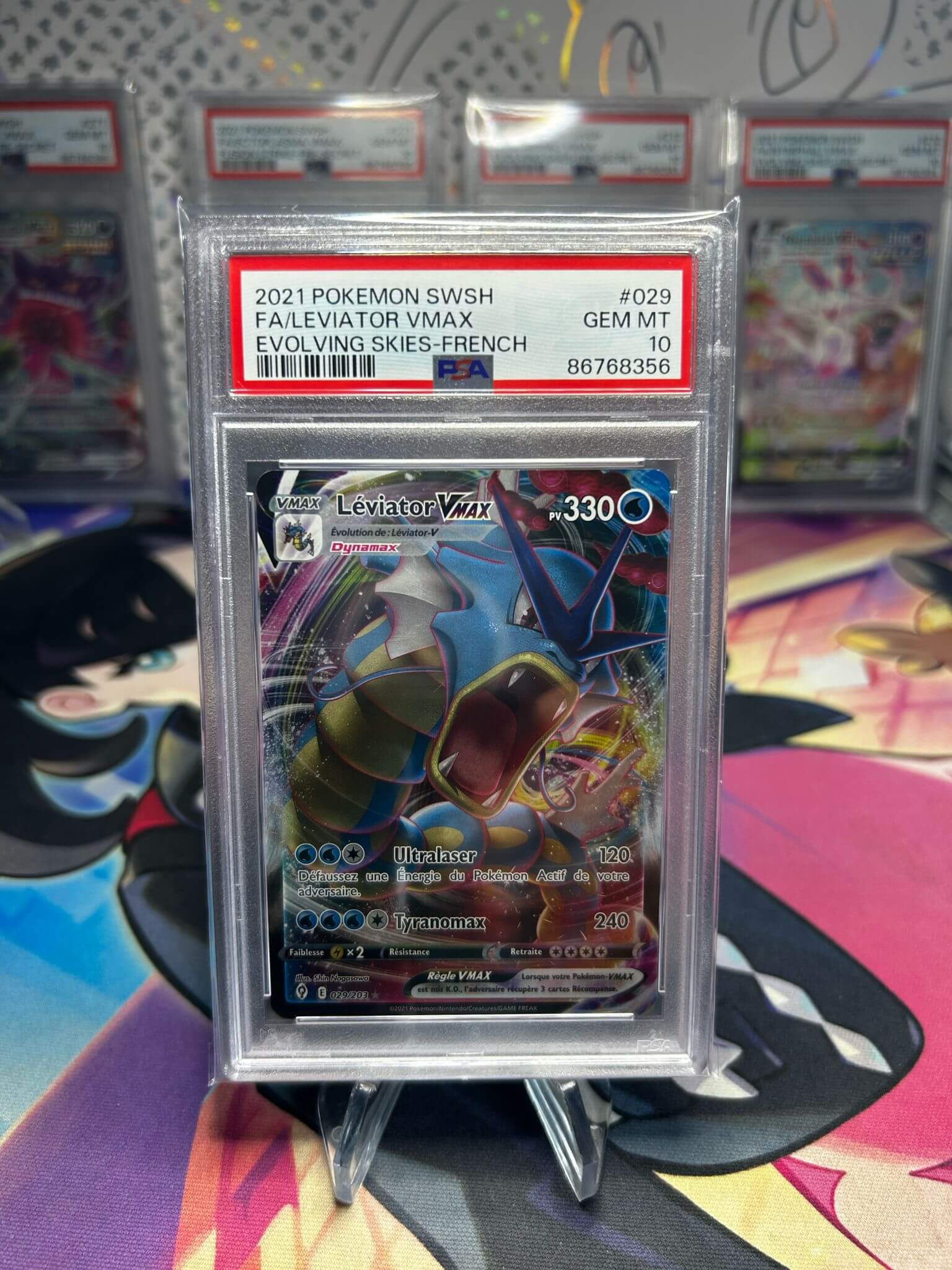 Léviator VMAX FR PSA 10 029/203 EB07 – Carte Pokemon