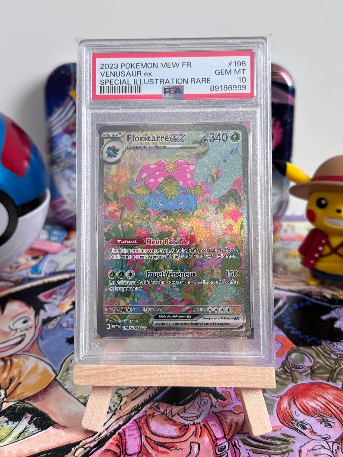 Florizarre EX FR PSA 10 198 EV3.5 – Carte Pokemon