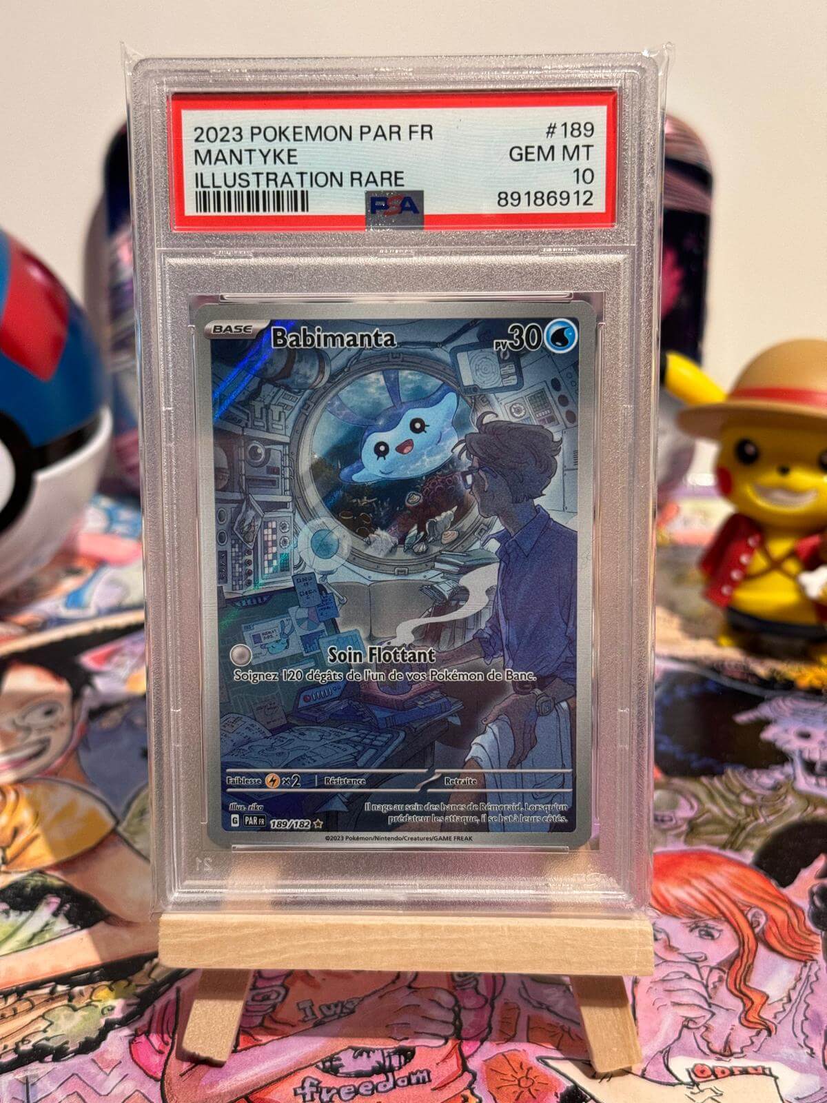 Babimanta FR PSA 10 189/182 EV04 – Carte Pokemon