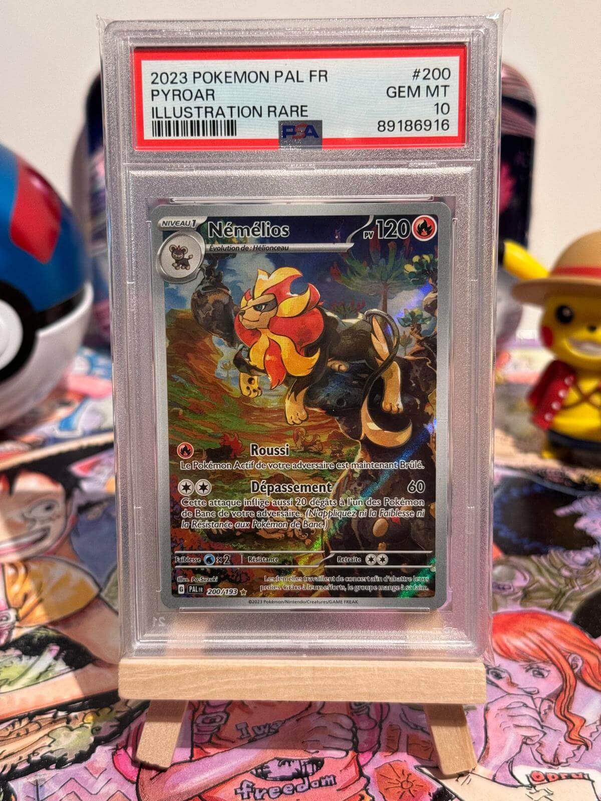 Némélios FR PSA 10 200/193 EV02 – Carte Pokemon