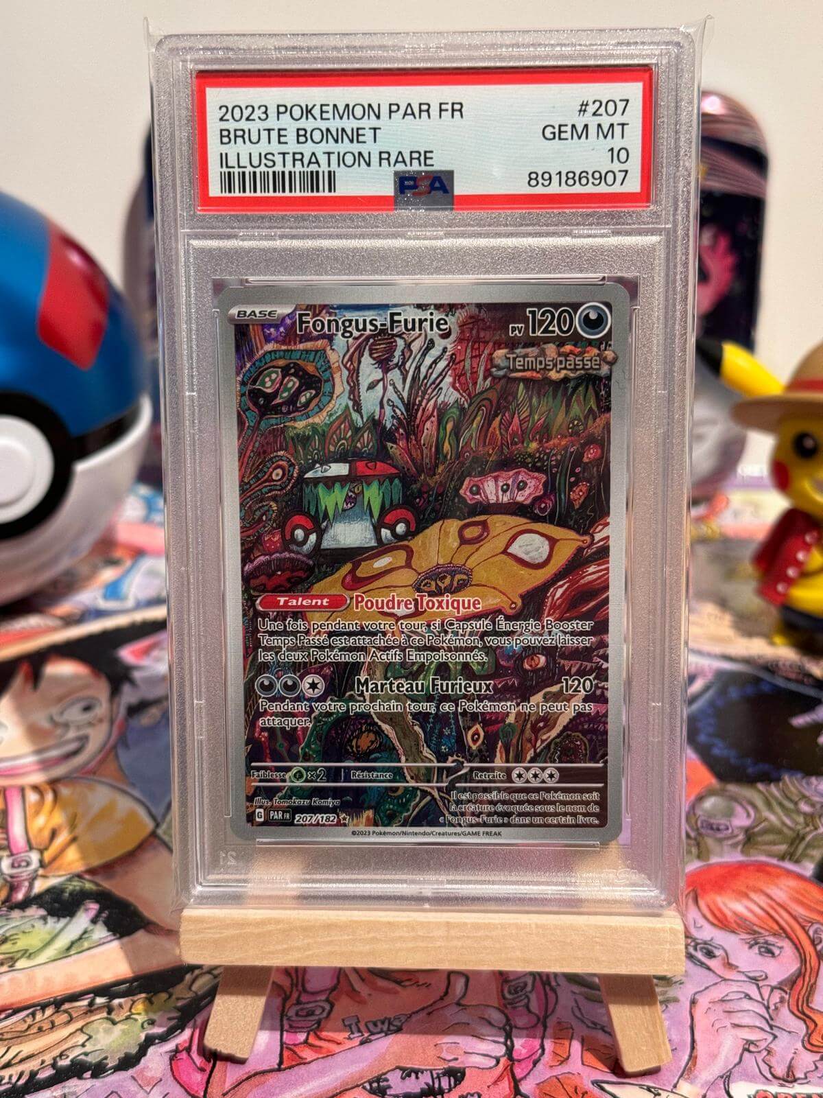 Fongus-Furie FR PSA 10 207/182 EV04 – Carte Pokemon
