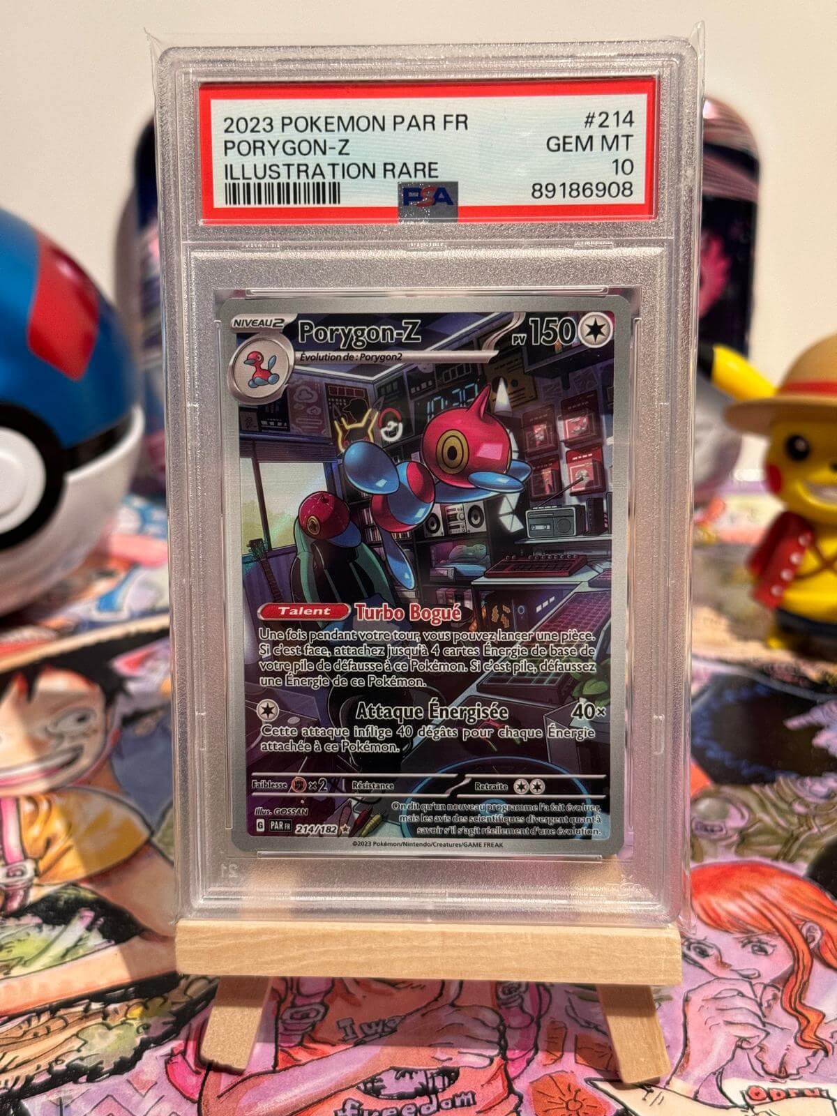 Porygon-Z FR PSA 10 214/182 EV04 – Carte Pokemon