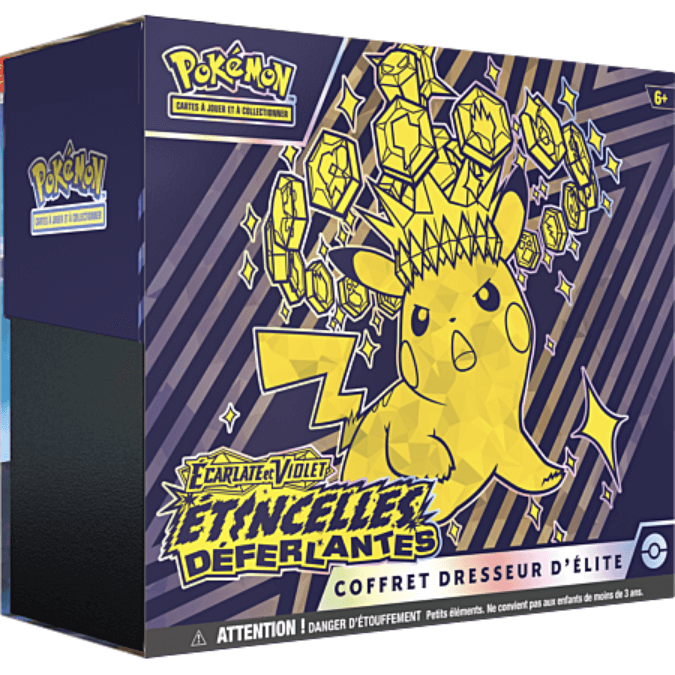 Pokémon Coffret Dresseur d'Elite (ETB) - Ecarlates et Violet - Etincelles Déferlantes - EV08
