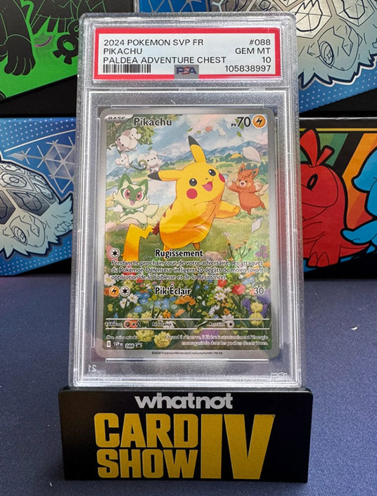 Pikachu SVP FR 088 PSA 10 - Pokemon promo coffret Paldea
