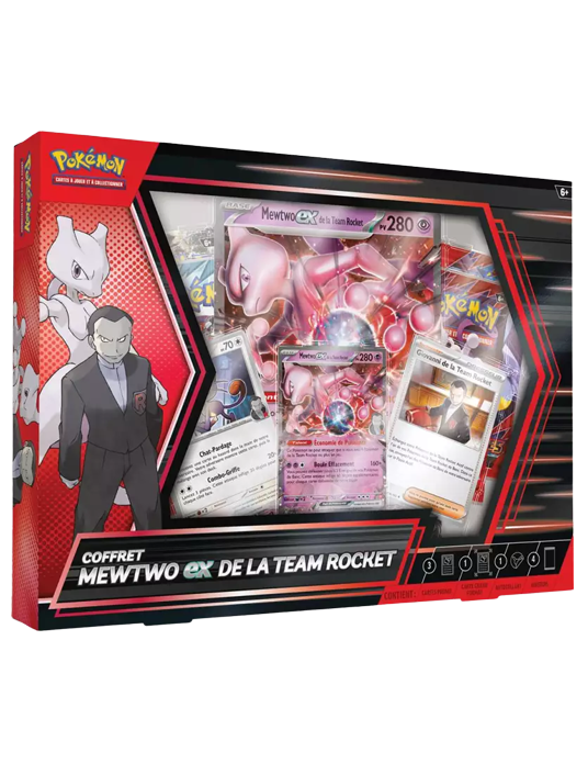 Coffret Mewtwo ex de la team Rocket – Pokemon FR