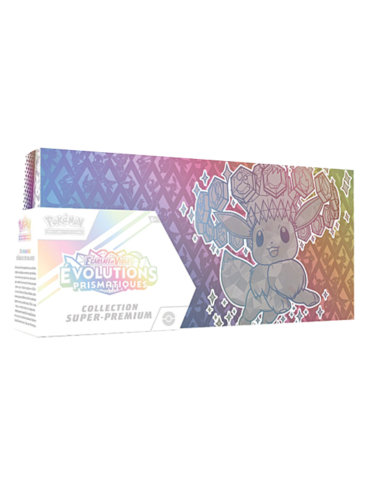 SPC Evoli EV8.5 – Coffret Super Premium – Évolutions Prismatiques – Pokemon