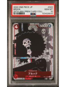 Brook 25TH anniversary PSA 10 OP01 022 Japanese - One Piece