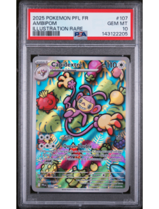 Capidextre ME2 107 FR PSA 10 - Carte Pokémon