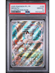 Miaouss ME2 106 FR PSA 10 - Carte Pokemon