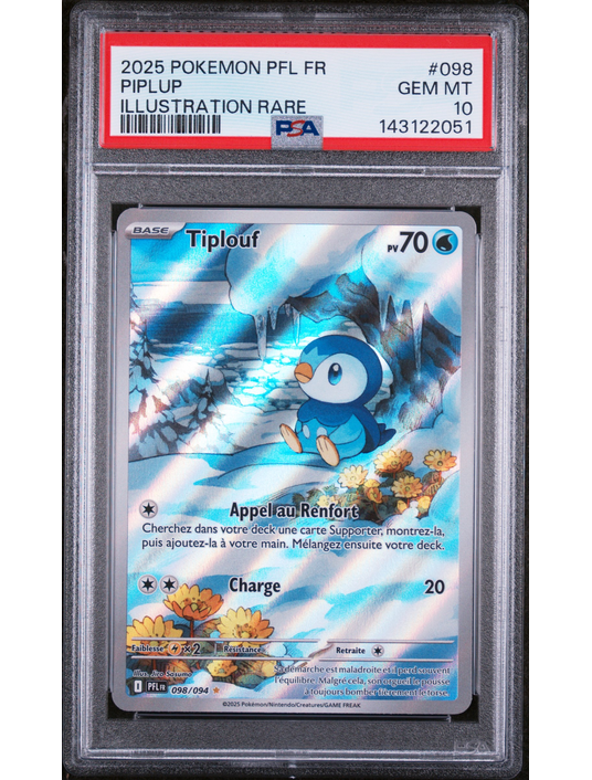 Tiplouf 098/094 FR PSA 10 – Carte Pokemon