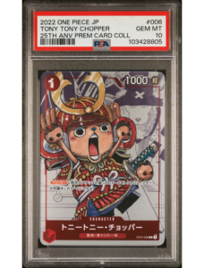 Tony Tony Chopper 25TH anniversary PSA 10 ST01 006 Japanese - One Piece