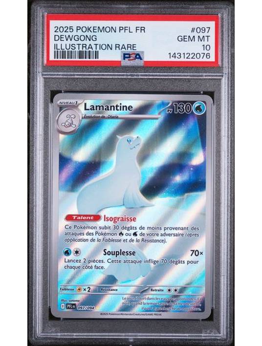 Lamantine 097/094 ME2 FR PSA 10 - Carte Pokémon