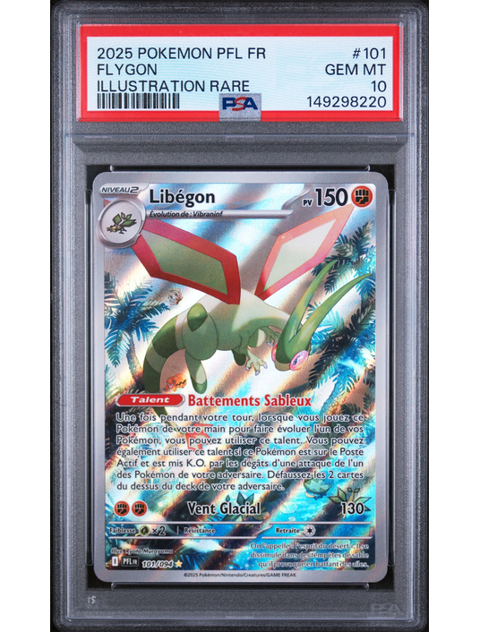 Libégon 101/094 ME2 FR PSA 10 - Carte Pokémon