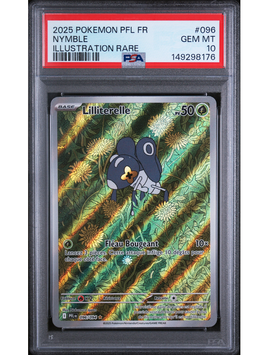 Lilliterelle 096/094 ME2 FR PSA 10 – Carte Pokémon