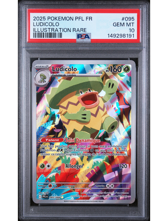Ludicolo 095/094 ME2 FR PSA 10 – Carte Pokémon
