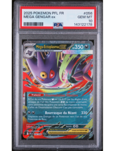 Méga Ectoplasma ex ME2 056 FR PSA 10 - Carte Pokémon