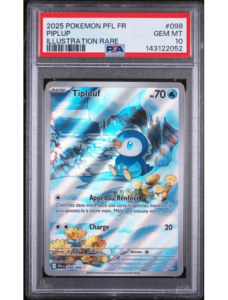 Tiplouf 098/094 ME2 FR PSA 10 - Carte Pokémon