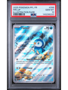 Tiplouf 098/094 ME2 FR PSA 10 - Carte Pokémon