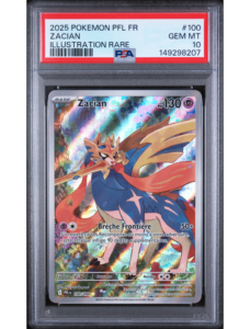 Zacian 100/094 ME2 FR PSA 10 - Carte Pokemon