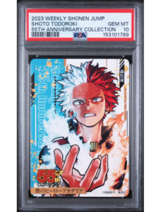 Shoto Todoroki 55th PSA 10 - Weekly Shonen Jump My Hero Academia